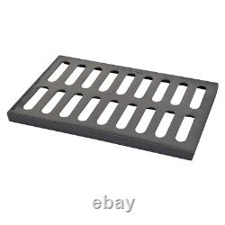 Cast Iron Sewer Grate Strainers Drain Catch Basin Cover Trench Drainage Outdoor