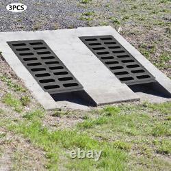 Cast Iron Sewer Grate Strainers Drain Catch Basin Cover Trench Drainage Outdoor