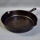 Cast Iron Skillet Mystery Marking 379 Possible Griswold 11 1/4 Dual Spout