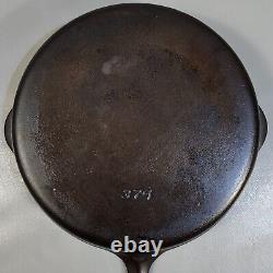 Cast Iron Skillet Mystery Marking 379 Possible Griswold 11 1/4 Dual Spout
