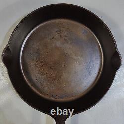 Cast Iron Skillet Mystery Marking 379 Possible Griswold 11 1/4 Dual Spout