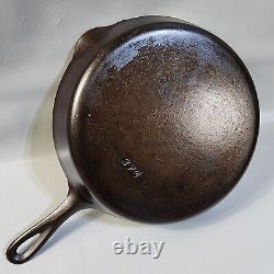 Cast Iron Skillet Mystery Marking 379 Possible Griswold 11 1/4 Dual Spout