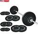 Cast Iron Standard Weight Including 5ft Standard Barbell With Star Locks