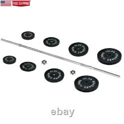 Cast Iron Standard Weight Including 5FT Standard Barbell with Star Locks
