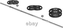 Cast Iron Standard Weight Plates Including 5FT Standard Barbell with Star Locks