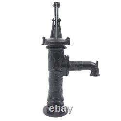 Cast Iron Water Well Hand Pump 26 Black Rustic Garden Farmhouse Antique