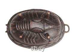 Cast Iron cake pan Lobster early 20th century, ca. 1900/1920 (# 6288)