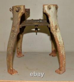 Cast Iron stand 65 lbs repurpose for anvil plant collectible industrial display