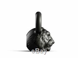 Cast Kettlebell Designer Iron Head Lion Weight 16kg 35lb