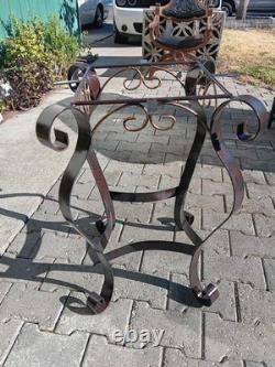 Cast iron outdoor table base vintage Cast iron outdoor table base vintage