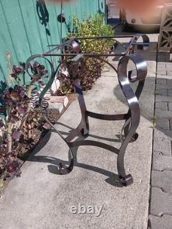 Cast iron outdoor table base vintage Cast iron outdoor table base vintage