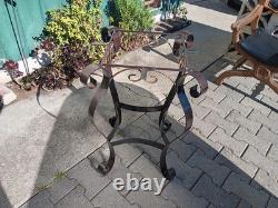 Cast iron outdoor table base vintage Cast iron outdoor table base vintage
