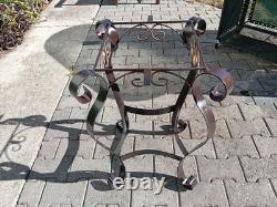 Cast iron outdoor table base vintage Cast iron outdoor table base vintage