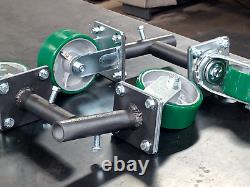 Casters and Slip Plates 900 Lbs load capacity