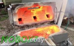 Casting Foundry burns any fuel or waste oil 100 lb cast iron or copper ingots