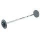Cemco Pro Steel Cast Iron Barbell Set, 20-110lb 10lb Increments(straight Or Curl)