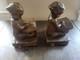 Child Bookends, Bronzed Finish Cast Iron Heavy Over 5lbs Bookend Art Nouveau