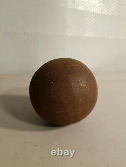 Civil War Relic 12 LB Pound Cast Iron Cannonball Solid Shot Artillery Shell