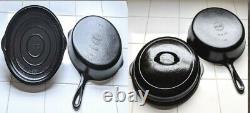 Collector Quality Condition! #8 Griswold Small Block Skillet 724 & #8 LID 1098 C