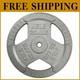 Compact 45 Lbs Cast Iron Weight Plate With Anti-rust Enamel Coating Unisex Use