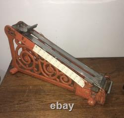 Counterboy Industrial Cast Iron Fancy open fretwork paper tape dispenser 23 lbs Counterboy Industrial Cast Iron Fancy open fretwork paper tape dispenser 23 lbs