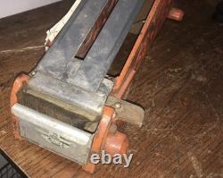 Counterboy Industrial Cast Iron Fancy open fretwork paper tape dispenser 23 lbs Counterboy Industrial Cast Iron Fancy open fretwork paper tape dispenser 23 lbs