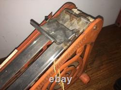 Counterboy Industrial Cast Iron Fancy open fretwork paper tape dispenser 23 lbs Counterboy Industrial Cast Iron Fancy open fretwork paper tape dispenser 23 lbs