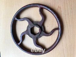 Crane gate valve cast iron 12 diameter hand wheel hex 9 lbs