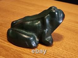 Dempster Mill Mfg Cast Iron Frog Door Stop Paper Weight Beatrice NE 4+ lbs