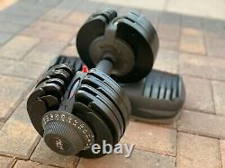 DialTech Adjustable Dumbbell 11 lb to 71 lbs Range 17-in-1 17 Weight Levels