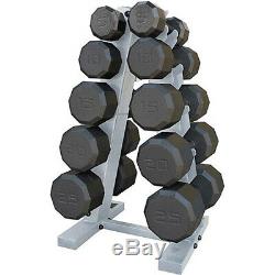 Dumbbell Weight Rack Home Gym Strength Workout Fitness 150-Lb Weight Lifting Set