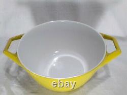 Dutch Oven Cast Iron Enamel Michael Lax COPCO Denmark D1 Vintage Yellow