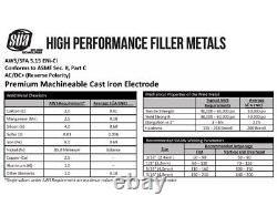 ENiCl 99% Nickel/Cast Iron Welding Electrode 12 x 1/8 (4.4 LB) (BQ)