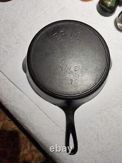 ERIE (No Quote) 701 E #7 Cast Iron Skillet