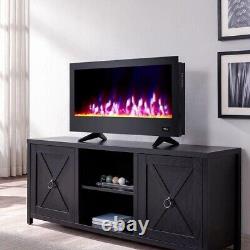 Electric Fireplace Insert 36 Electric Stove Heater with Hearth Flame Settings