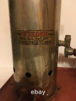 Electric Weeden Steam Engine Cast Iron Base 4 LBS Heavy