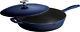 Enameled Cast Iron Covered Skillet Gradated Cobalt 12-inch, 80131/068ds