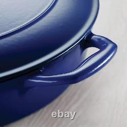 Enameled Cast Iron Covered Skillet Gradated Cobalt 12-Inch, 80131/068DS