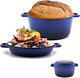 Enameled Cast Iron Dutch Oven For Bread Baking, 5.5 Qt Dutch Oven Pot With Lid