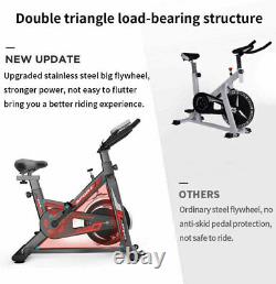 Exercise Bike Stationary Indoor Magnetic Cycling Bike 36LBs Flywheel Stable Home