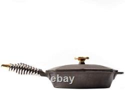 FINEX Seasoned Cast Iron 8 Inch Skillet with Lid NEW