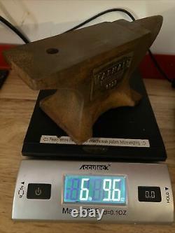 Farmall Anvil Collector Paper Weight Blacksmith Cast Iron 6+ LBs SOLID METAL WOW