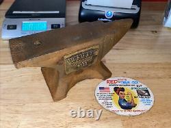 Farmall Anvil Collector Paper Weight Blacksmith Cast Iron 6+ LBs SOLID METAL WOW