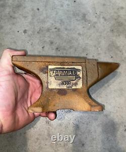 Farmall Anvil Collector Paper Weight Blacksmith Cast Iron Garage Gunsmith 6+ LBs