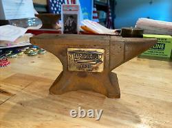 Farmall Anvil Collector Paper Weight Blacksmith Cast Iron Garage Gunsmith 6+ LBs