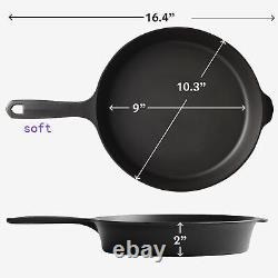 Field Company Starter Set No. 8 Cast Iron Skillet (10.25 in, 4.5 lbs), Q