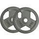 Fitness Olympic Cast Iron Bumper Weight Plates Set 5/11/22/33/44 Lbs, Pair