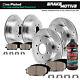 Front And Rear Brake Rotors And Ceramic Pads Kit For Infiniti Qx56 Qx80 Armada
