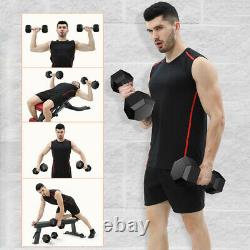 GYM Weight Dumbbell Set 10 20 30 50 80 100LB Weight Barbell Plates Home Workout