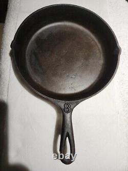 Gatemarked Southern Mysrery Skillet #8 With Heat Ring 1860-1890